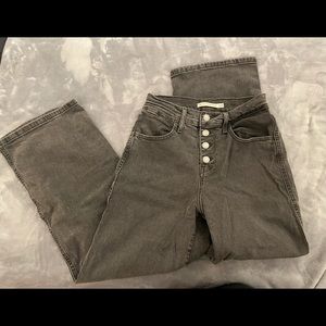 Levi’s mile high cropped wide leg